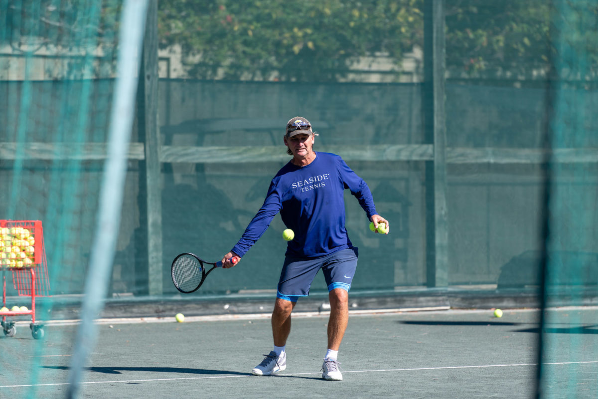 Seaside's Tennis Director Reflects on Program's Pinnacle Moments while playing tennis