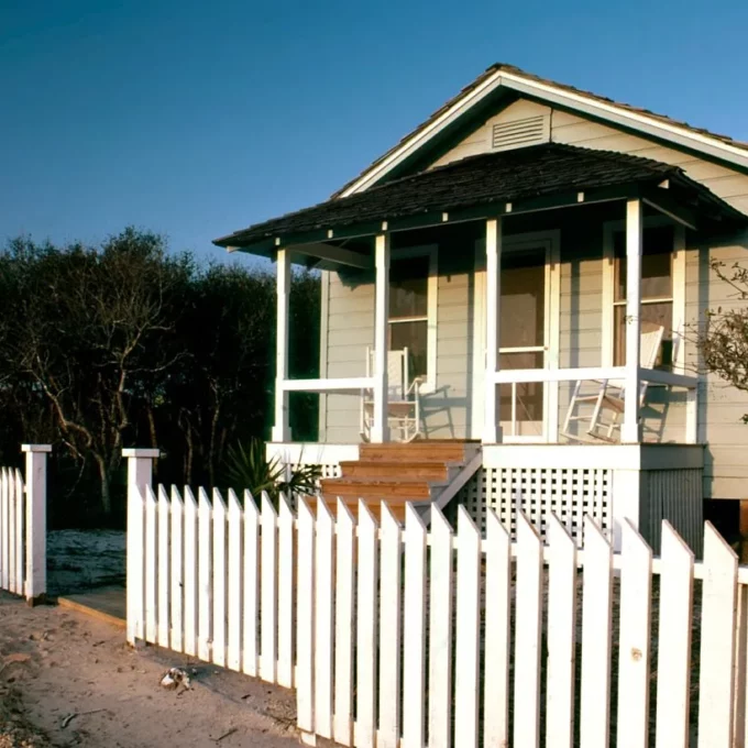 The First Cottages In 1983 at Seaside, Florida