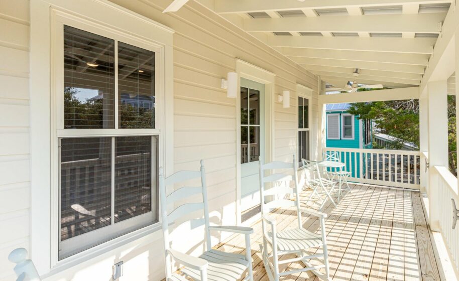 porch of 36 E Ruskin Street house, Seaside, Florida
