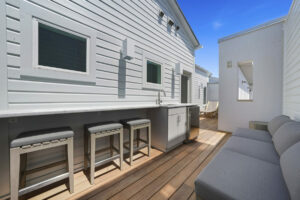 Porch of 25 Central Square house | Seaside