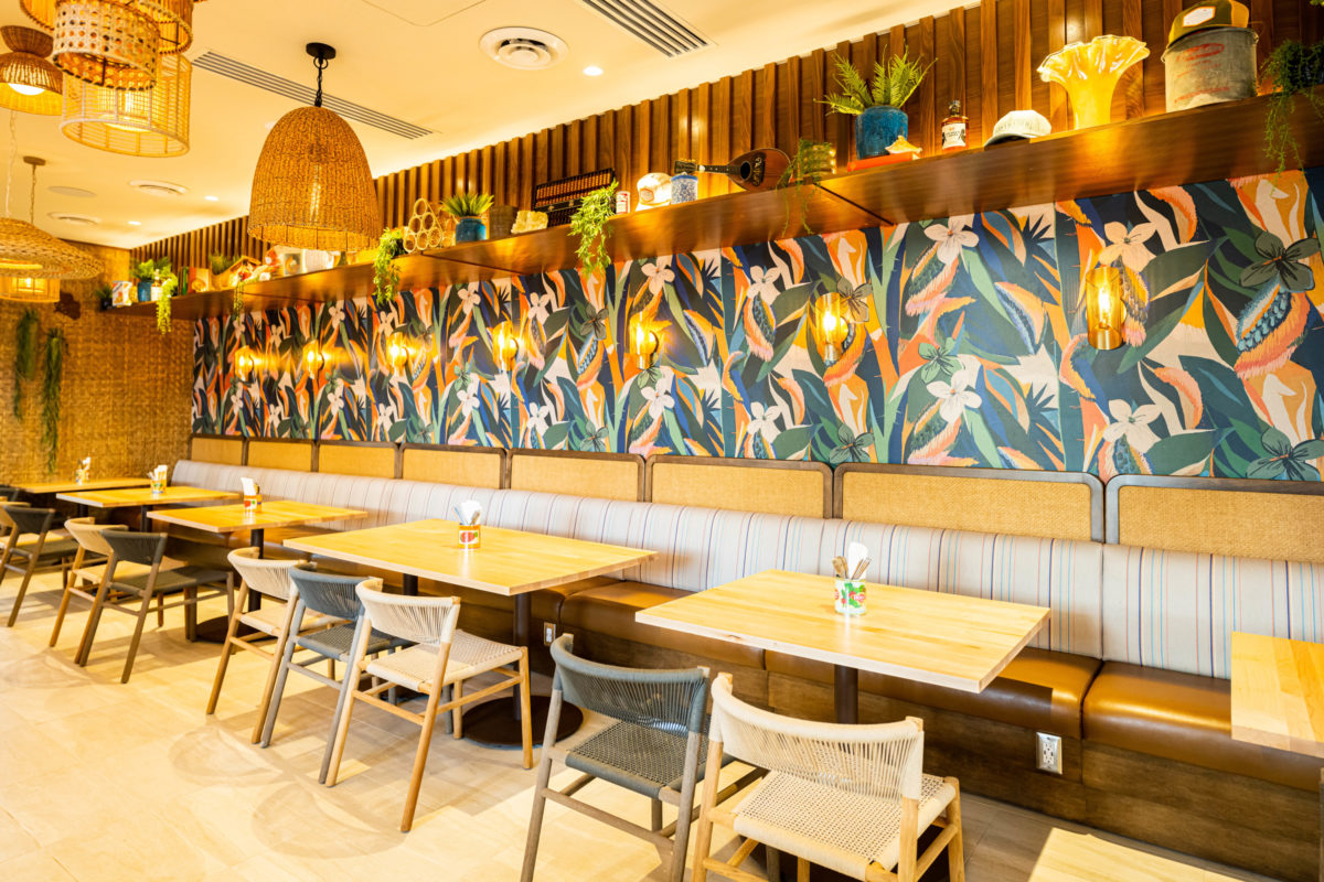 Interior of The Daytrader Tiki Bar & Restaurant. | Seaside