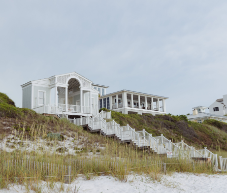 Beachfront houses in Seaside