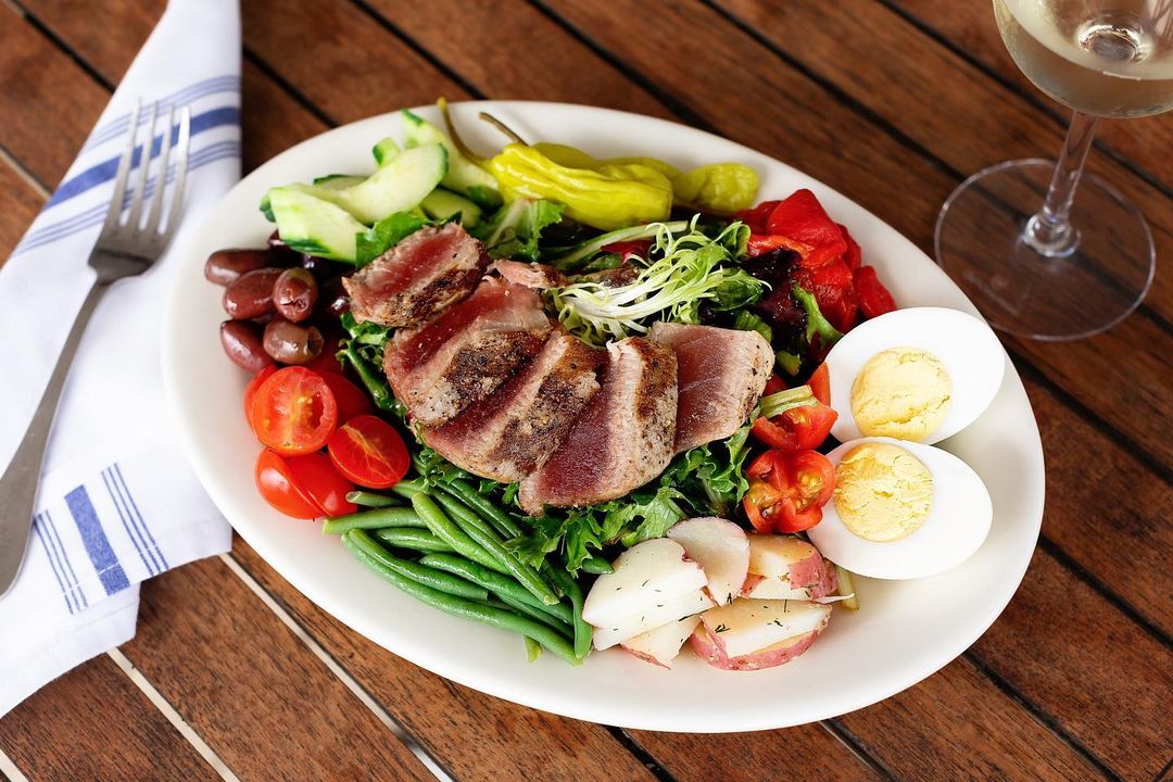 Food from Bud & Alley’s in Seaside, Florida