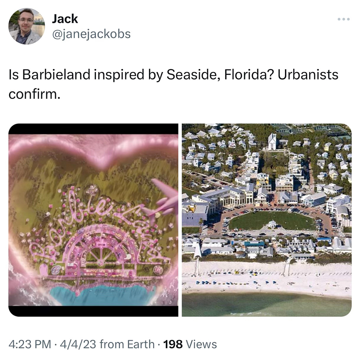Jack´s post | Is barbieland inspires by Seaside, Florida?