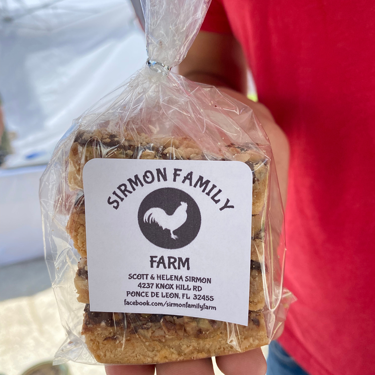 Sirmon Family bread from their farm at the Seaside Farmers Market