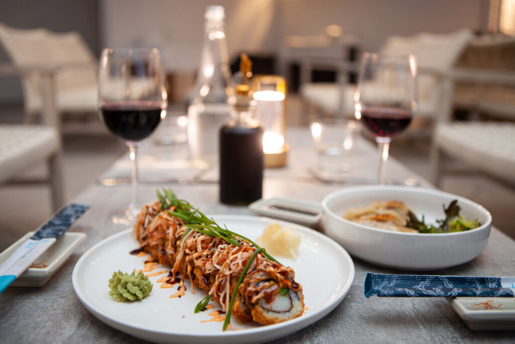 Fine Dining at 87 Central Square, Seaside: Indulge in high-quality cuisine at our vineyard.