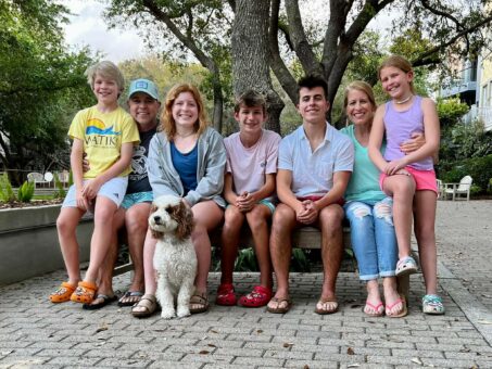 Family Revisits Ruskin Place Bench Every Year on Vacation in Seaside