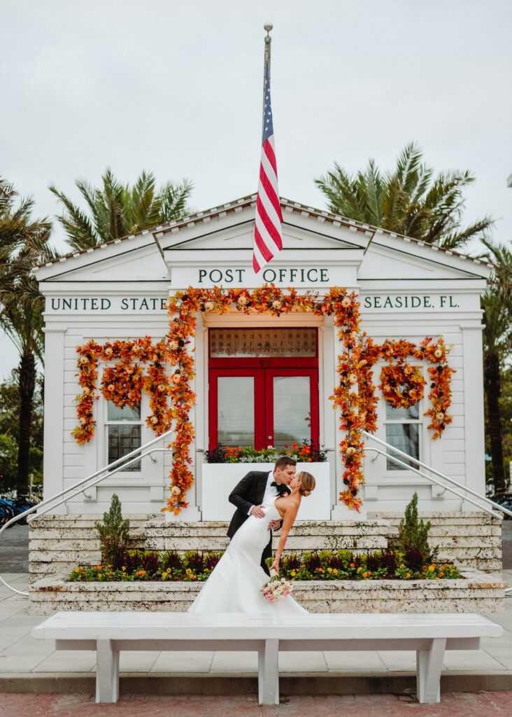 Ashley Gunn got married at The Chapel at Seaside, followed by a reception on the Lyceum Lawn